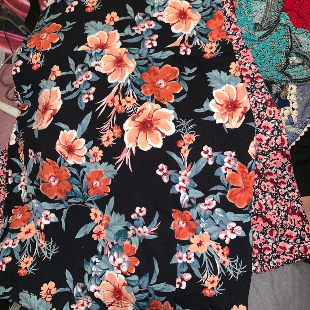 Floral Pencil Skirt